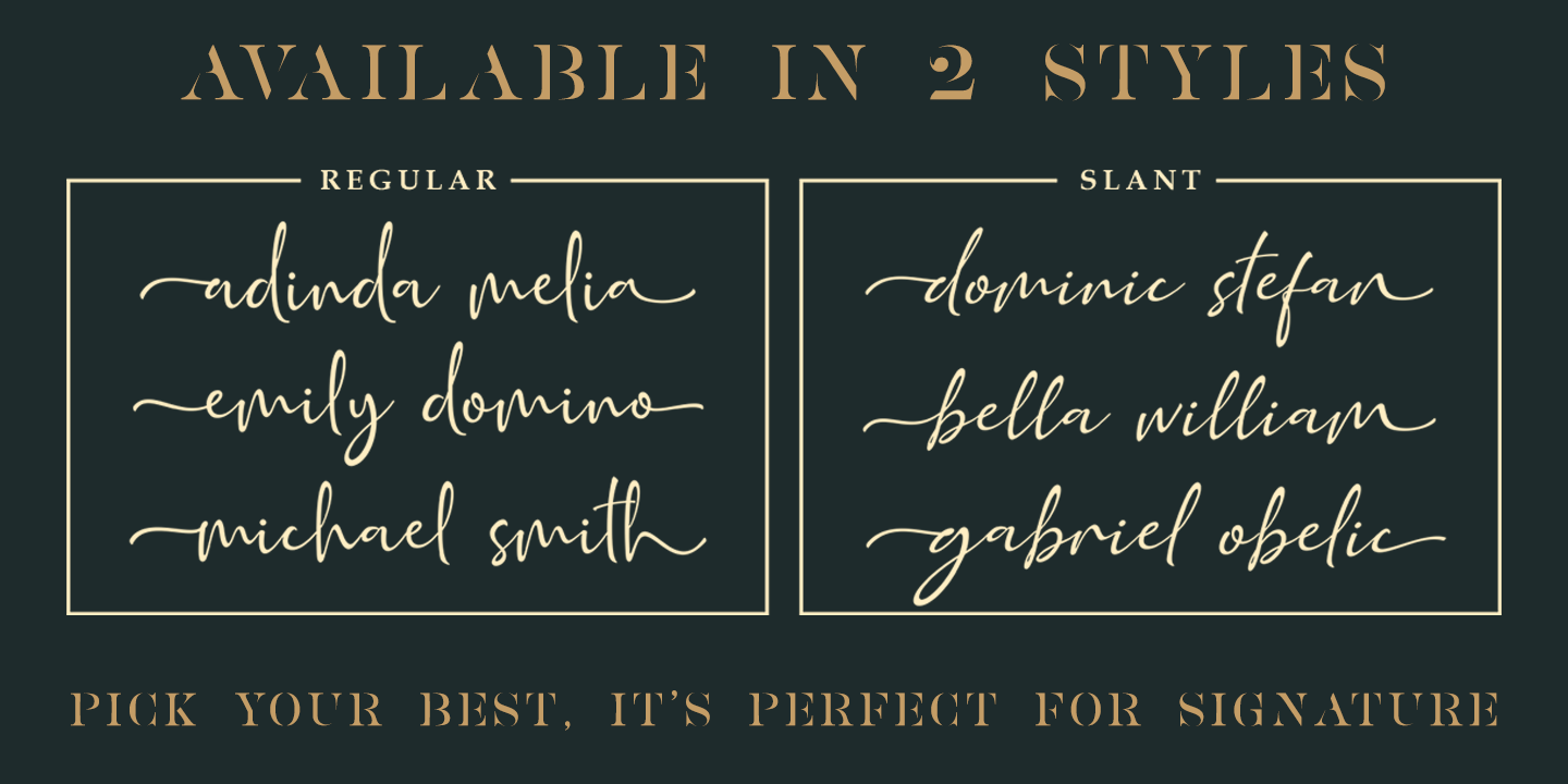 Golden Class Font Duo